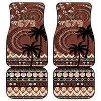 Personalised Bula Fiji 679 Car Mats Fijian Tagimoucia Masi Tapa Art LT9 - Polynesian Pride
