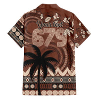 Personalised Bula Fiji 679 Family Matching Summer Maxi Dress and Hawaiian Shirt Fijian Tagimoucia Masi Tapa Art LT9 - Polynesian Pride