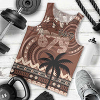Personalised Bula Fiji 679 Men Tank Top Fijian Tagimoucia Masi Tapa Art LT9 - Polynesian Pride