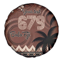 Personalised Bula Fiji 679 Spare Tire Cover Fijian Tagimoucia Masi Tapa Art LT9 - Polynesian Pride