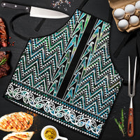 New Zealand Maori Niho Taniwha Apron Papua Shell - Mangopare Puhoro Pattern