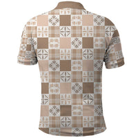Hawaiian Palaka Quilt Pattern Polo Shirt Hawaii Culture Bird of Paradise Exotic Motif LT9 - Polynesian Pride