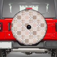 Hawaiian Palaka Quilt Pattern Spare Tire Cover Hawaii Culture Bird of Paradise Exotic Motif LT9 - Polynesian Pride
