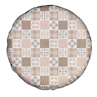 Hawaiian Palaka Quilt Pattern Spare Tire Cover Hawaii Culture Bird of Paradise Exotic Motif LT9 - Polynesian Pride
