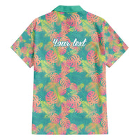 Personalised Seamless Hawaiian Quilt Pattern Family Matching Short Sleeve Bodycon Dress and Hawaiian Shirt Hawaii Culture Palm Leaf Tropical LT9 - Polynesian Pride