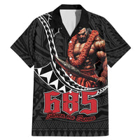 Samoan Pride Polynesian Tribal Warrior Family Matching Mermaid Dress and Hawaiian Shirt 685 Samoa Mo Samoa LT9 Dad's Shirt - Short Sleeve Black - Polynesian Pride