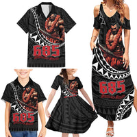 Samoan Pride Polynesian Tribal Warrior Family Matching Summer Maxi Dress and Hawaiian Shirt 685 Samoa Mo Samoa LT9 - Polynesian Pride