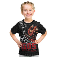 Samoan Pride Polynesian Tribal Warrior Kid T Shirt 685 Samoa Mo Samoa