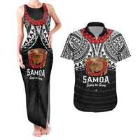 Samoan Tanoa Kava Bowl Ula Fala Couples Matching Tank Maxi Dress and Hawaiian Shirt Polynesian Tribal Vibe LT9 Brown - Polynesian Pride