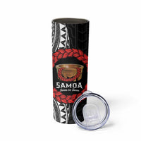 Samoan Tanoa Kava Bowl Ula Fala Skinny Tumbler Polynesian Tribal Vibe LT9 - Polynesian Pride