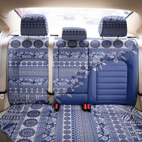 Fiji Marau na Kerisimasi Back Car Seat Cover Blue Tagimoucia Tapa Masi Tribal LT9 - Polynesian Pride