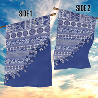 Fiji Marau na Kerisimasi Garden Flag Blue Tagimoucia Tapa Masi Tribal LT9 - Polynesian Pride