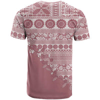 Fiji Marau na Kerisimasi T Shirt Dusty Rose Tagimoucia Tapa Masi Tribal LT9 - Polynesian Pride