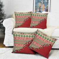 Fiji Marau na Kerisimasi Pillow Cover Red Tagimoucia Tapa Masi Tribal LT9 - Polynesian Pride