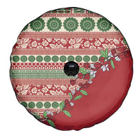 Fiji Marau na Kerisimasi Spare Tire Cover Red Tagimoucia Tapa Masi Tribal LT9 - Polynesian Pride
