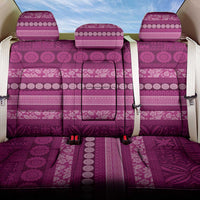 Fiji Marau na Kerisimasi Back Car Seat Cover Pink Tapa Masi Inspired Christmas LT9 One Size Pink - Polynesian Pride