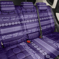 Fiji Marau na Kerisimasi Back Car Seat Cover Purple Tapa Masi Inspired Christmas LT9 - Polynesian Pride