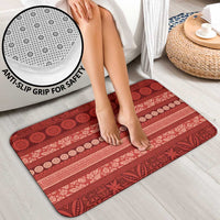 Fiji Marau na Kerisimasi Bathroom Set Red Tapa Masi Inspired Christmas - Polynesian Pride