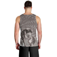 New Zealand Mother's Day Men Tank Top Maori Mo Toku Mama Silver Fern LT9 - Polynesian Pride