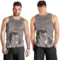 New Zealand Mother's Day Men Tank Top Maori Mo Toku Mama Silver Fern LT9 - Polynesian Pride