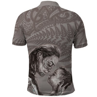 New Zealand Mother's Day Polo Shirt Maori Mo Toku Mama Silver Fern LT9 - Polynesian Pride