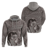 New Zealand Mother's Day Zip Hoodie Maori Mo Toku Mama Silver Fern LT9 - Polynesian Pride
