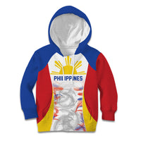 Philippines Flag Day Kid Hoodie Filipino Feather Pattern