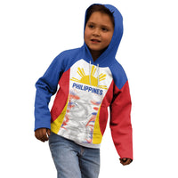 Philippines Flag Day Kid Hoodie Filipino Feather Pattern