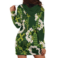 Mokihana Maile and Ilima Leis Hoodie Dress Omaʻomaʻo Hawaiian Tapa Quilt Pattern LT9 - Polynesian Pride