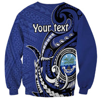 Personalized FSM 1986 Independence Day Sweatshirt Polynesian Shark Tattoo Style LT9 - Polynesian Pride