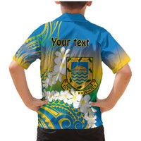 Personalised Tuvalu 1978 Independence Day Family Matching Mermaid Dress and Hawaiian Shirt Polynesian Plumeria Style LT9 - Polynesian Pride