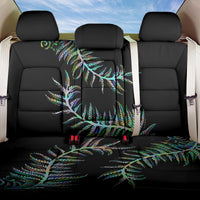 New Zealand Back Car Seat Cover Aotearoa Silver Fern Mixed Papua Shell Green Vibe LT9 One Size Green - Polynesian Pride