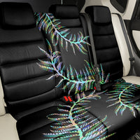New Zealand Back Car Seat Cover Aotearoa Silver Fern Mixed Papua Shell Green Vibe LT9 - Polynesian Pride