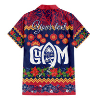 Personalised Guam Christmas Family Matching Mermaid Dress and Hawaiian Shirt Felis Pusgua Santa Beach Polynesian Pattern LT9 - Polynesian Pride