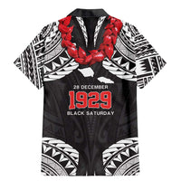 Samoa Black Saturday Family Matching Mermaid Dress and Hawaiian Shirt Samoa mo Samoa with Black Ula Fala LT9 - Polynesian Pride
