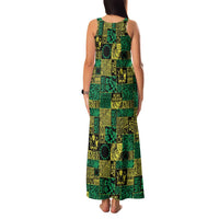 Cook Islands Mere Kiritimiti Family Matching Tank Maxi Dress and Hawaiian Shirt Pacific Patchwork Xmas Vibes LT9 - Polynesian Pride