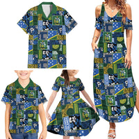 Solomon Islands Meri Kirihimete Family Matching Summer Maxi Dress and Hawaiian Shirt Pacific Patchwork Xmas Vibes LT9 - Polynesian Pride