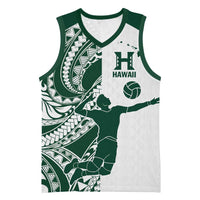 Polynesian Hawaii Volleyball Custom Basketball Jersey Kakau with Sport Style - Polynesian Pride