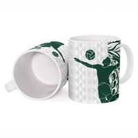Polynesian Hawaii Volleyball Custom Ceramic Mug Kakau with Sport Style LT9 - Polynesian Pride