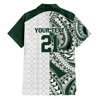Polynesian Hawaii Volleyball Custom Family Matching Tank Maxi Dress and Hawaiian Shirt Kakau with Sport Style LT9 - Polynesian Pride