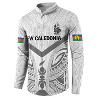 New Caledonia Football Custom Button Sweatshirt Go Champions Les Cagous LT9 - Polynesian Pride