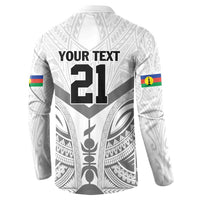 New Caledonia Football Custom Button Sweatshirt Go Champions Les Cagous LT9 - Polynesian Pride