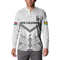 New Caledonia Football Custom Button Sweatshirt Go Champions Les Cagous LT9 - Polynesian Pride