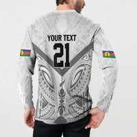 New Caledonia Football Custom Button Sweatshirt Go Champions Les Cagous LT9 - Polynesian Pride