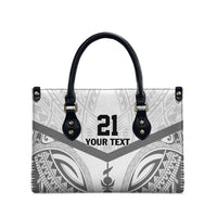 New Caledonia Football Custom Leather Bag Go Champions Les Cagous - Polynesian Pride