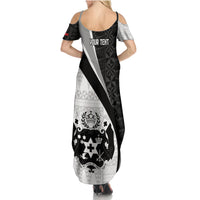 Personalised Tonga Emancipation Day Family Matching Summer Maxi Dress and Hawaiian Shirt Since 1970 Ngatu Tribal Pattern LT9 - Polynesian Pride