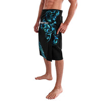 All Black Maori Tribal Tattoo Personalised Lavalava Polynesian Style