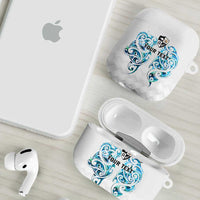 Queensland Maori Kiwi Personalised AirPods Case Ma Kakariki Papua Shell Maori Tribal Tattoo LT9 - Polynesian Pride
