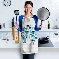 Queensland Maori Kiwi Personalised Apron Ma Kakariki Papua Shell Maori Tribal Tattoo LT9 - Polynesian Pride