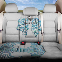 Queensland Maori Kiwi Personalised Back Car Seat Cover Ma Kakariki Papua Shell Maori Tribal Tattoo
